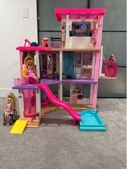 Barbie Dreamhouse 3-story Playset w/ Barbies +100 accessories (+$500 value)