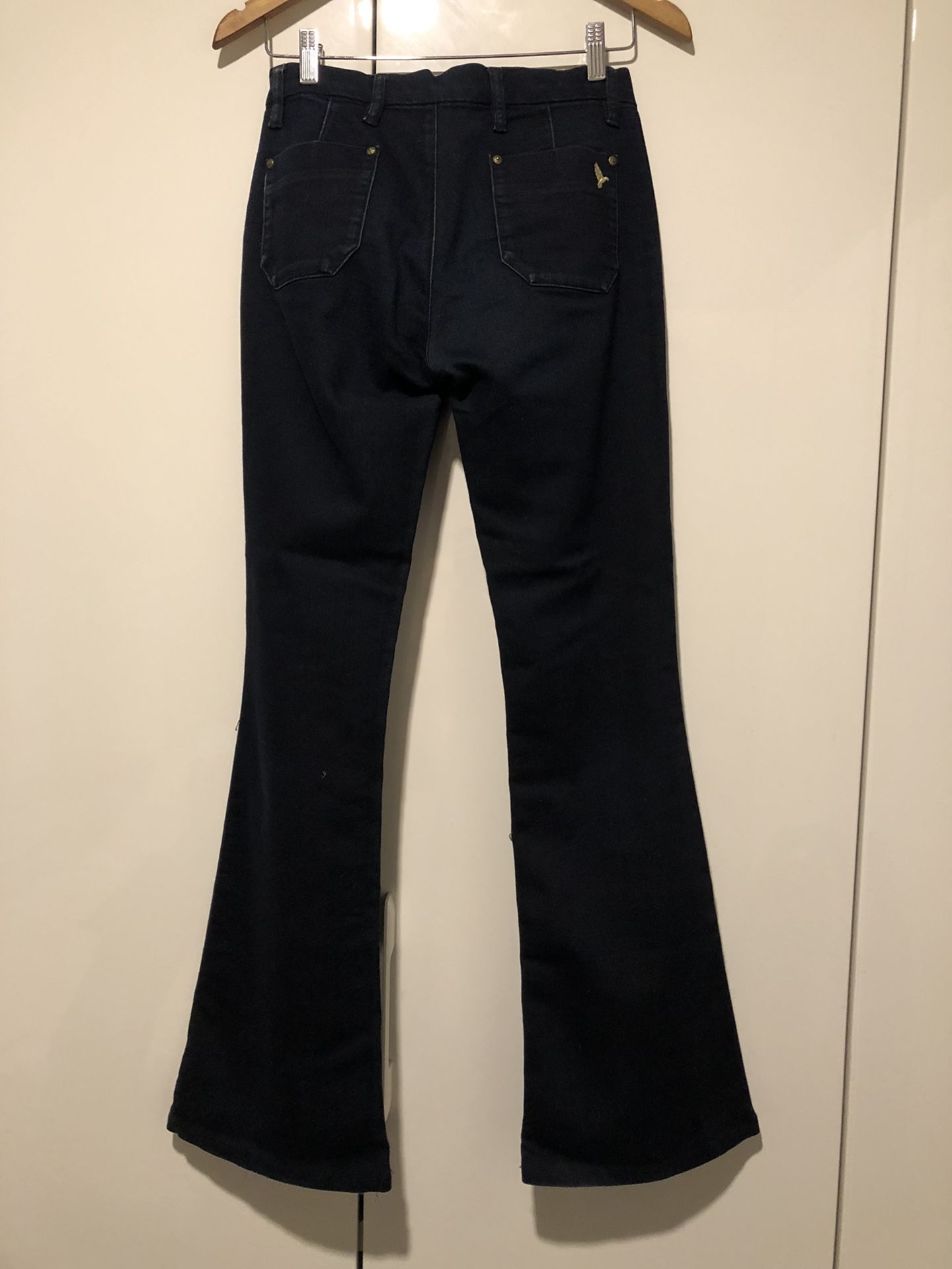 MIH Marrakesh Kick Flare Jeans Size 28 Blue Denim