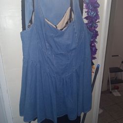 Shein jean dress size 28