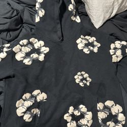 LV trainers, off whites, denim tear