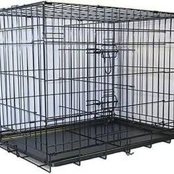 Go  Pet Club 42 inch 2  Door Metal Folding Dog Crate w/ Divider