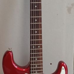 Red Squier Strat By Fender, Affinity Series 