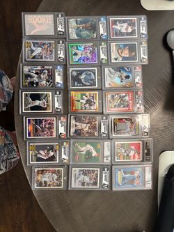 Graded baseball and basketball cards!