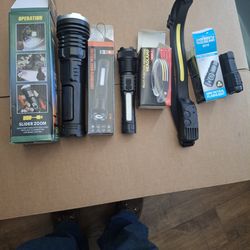 4 led flash lights no need batteries