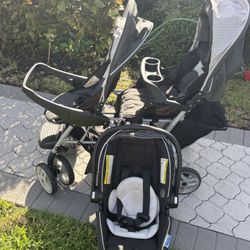 Double Stroller + Carseat 