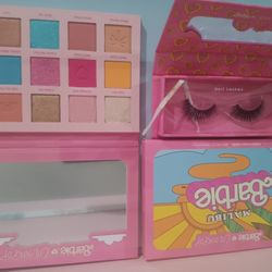 New Colourpop Barbie Eyeshadow Palette + Doll Lashes