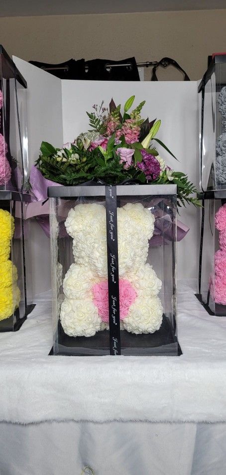 Rose Teddy Bears 40cm