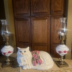Vintage  Lamp Cat 