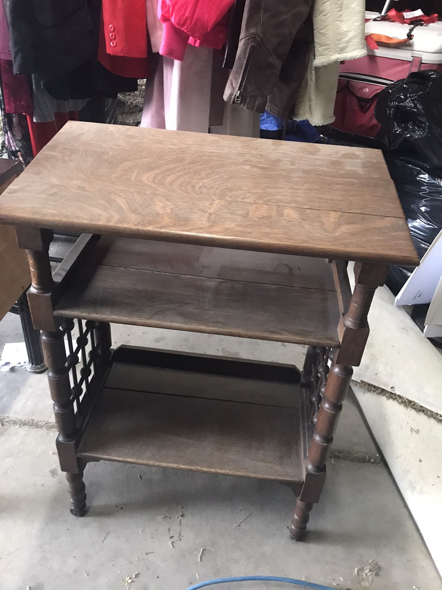 Unique Antique podium or book shelf