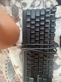Black Steel series Gaming keyboard