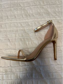 Gold Fashion Nova Heels (Women’s Size 7.5)