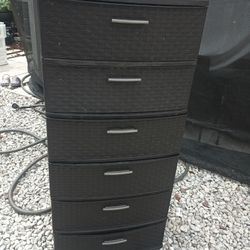 Seis Gavetas Plastico