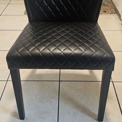 Crate And Barrel  Curran Onyx Dining Chair
