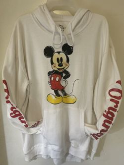 🤍 Disney Mickey Mouse White Hoodie – Cute & Stylish! ❤️💛