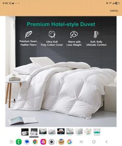 Duvet insert comforter