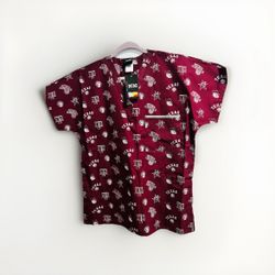 Scrub Top-Texas Aggies (Sz:S) NWT $15 Location: Arlington  Se Habla Español