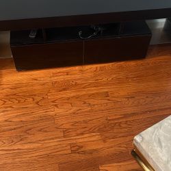 Small TV Table with Led Lights