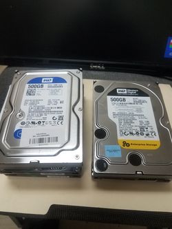 500GB Desktop Hard drive. Seagate and WD