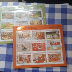 Commemerative Stamp Sheet Disney
