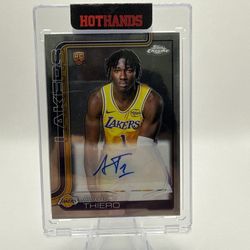 Adou Thiero Rookie Card Autograph Topps Chrome