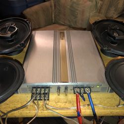 Eclipse EA3422 4-Channel 2 Ohms 4 Ohms 8 Ohms 280 Watts RMS Power X 4 at 2 Ohms Is Only The Amp Not The Speakers 🔊 Tested The Channels 
