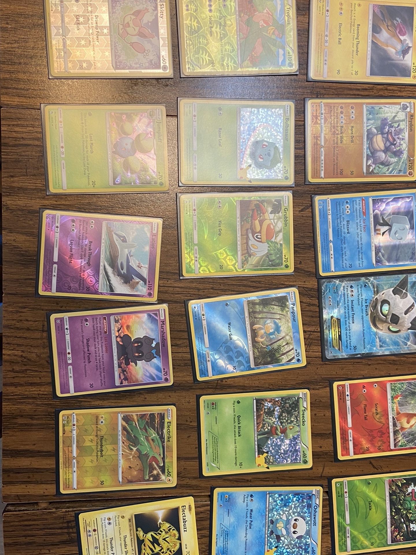 Pokémon holo cards