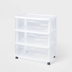 3 Drawer Wide Cart - Brightroon