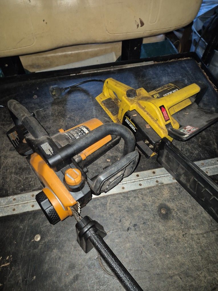 2 Electric Chainsaw For100$