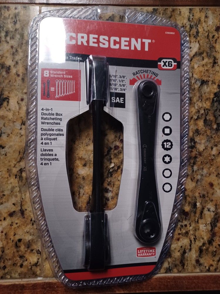 Crescent 4 and 1 Double box Ratcheting Wrenches