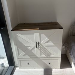 Twin Size Murphy Bed-Cabinet