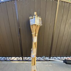 Wooden Bamboo Torches