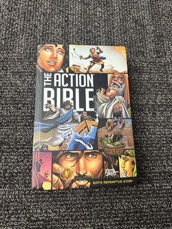 The Action Bible Hardcover Religious Graphic Novel Sergio Cariello David C Cook