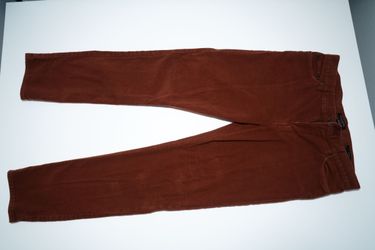 Banana Republic Rust Cotton Traveler Pants 33x32