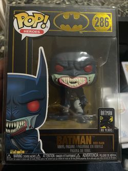Red Rain Batman funko pop