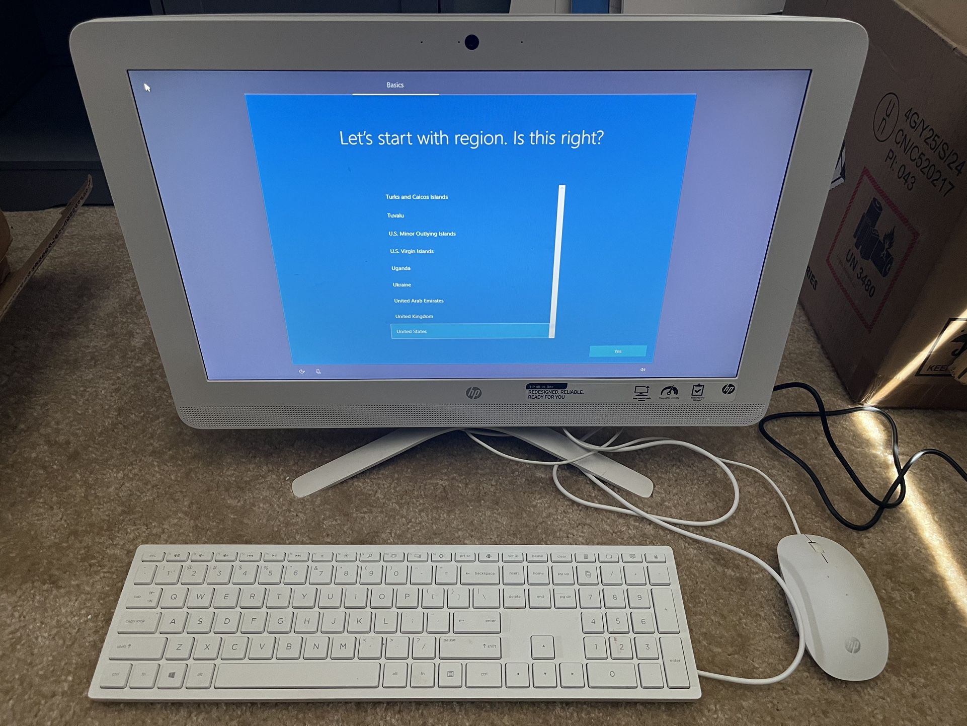 HP All In One Desktop