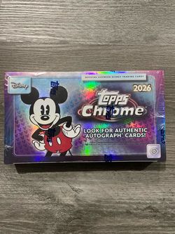 Topps chrome Mickey Mouse hobby box