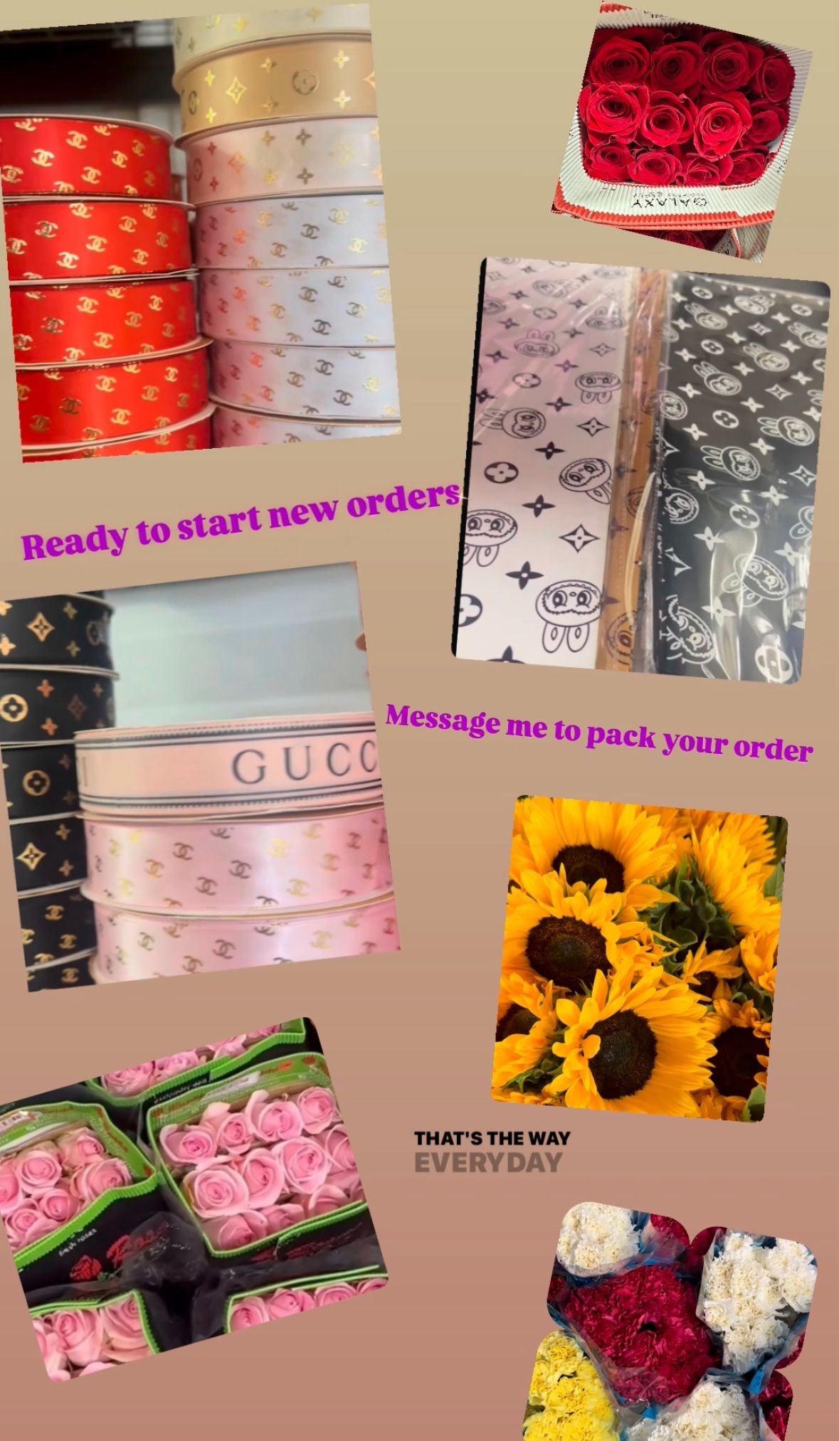 Message Me To Place A Order For Ur Beautiful Bouquets