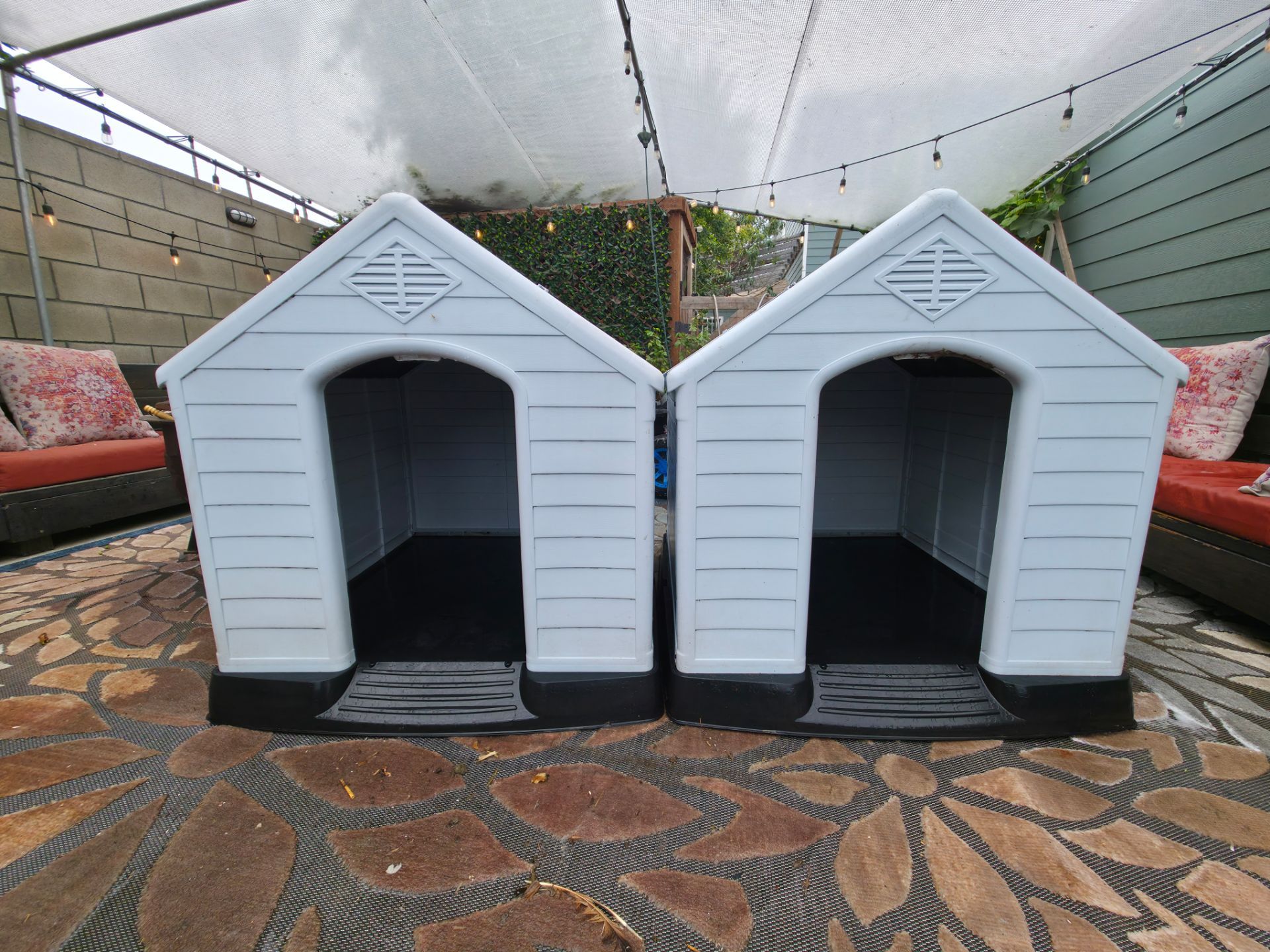 Two dog houses $40 for both