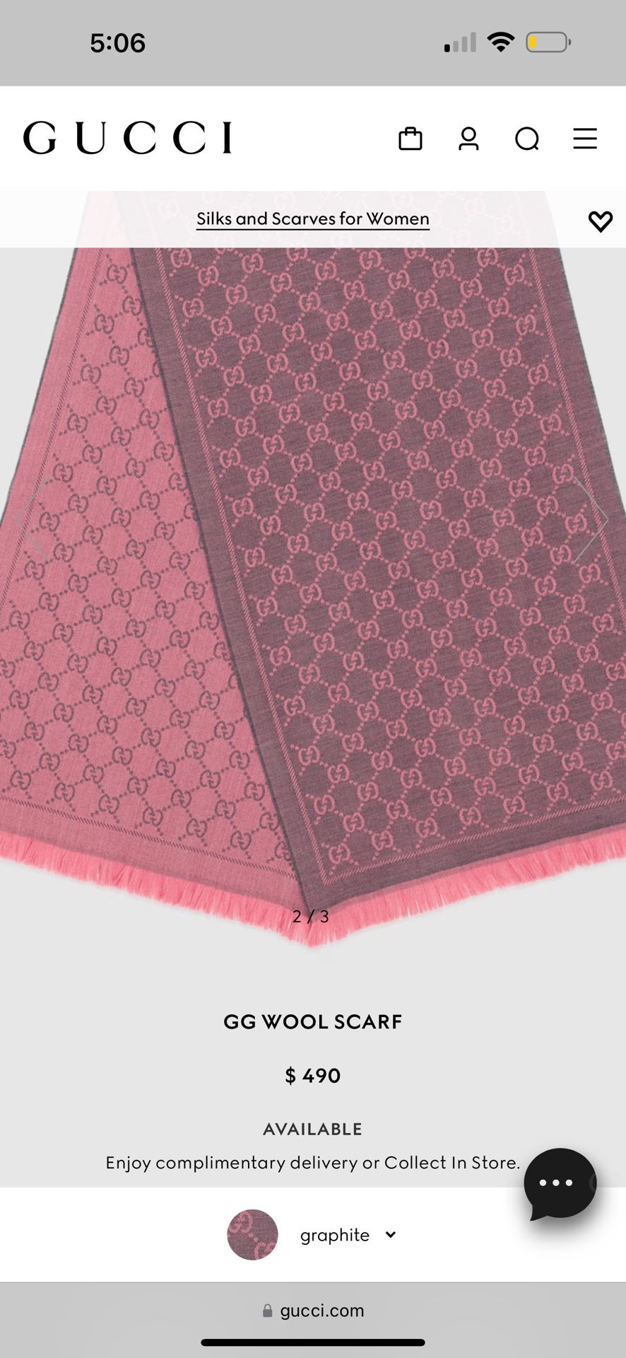Gucci Wool Scarf