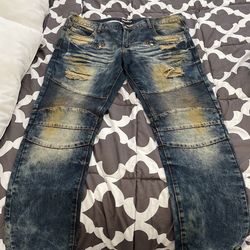 Men’s Distressed Jeans 40x32