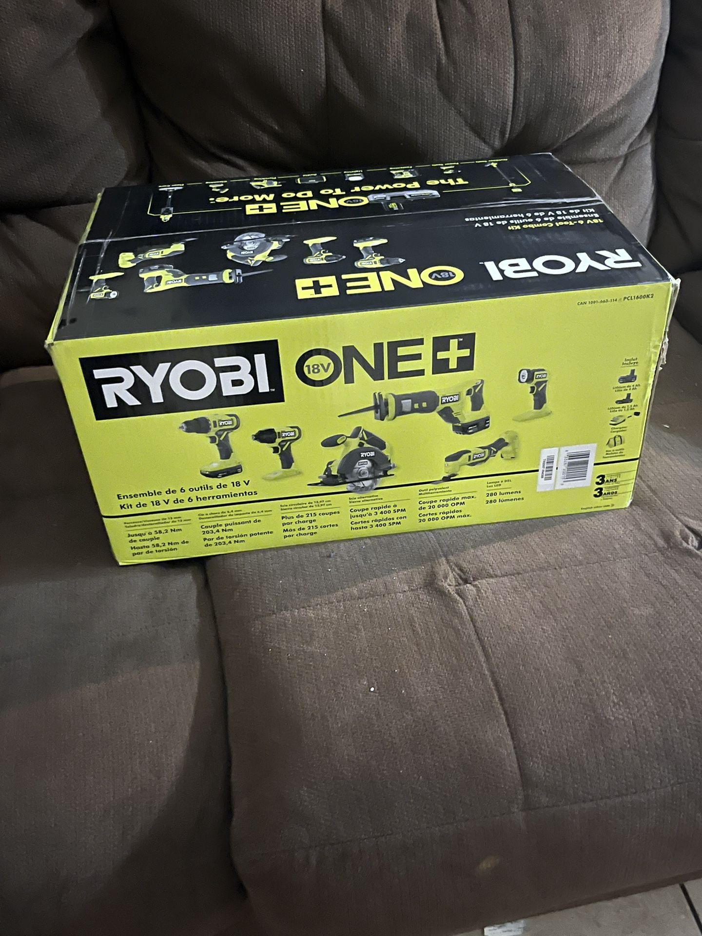Ryobi 18v 6-tool combo kit
