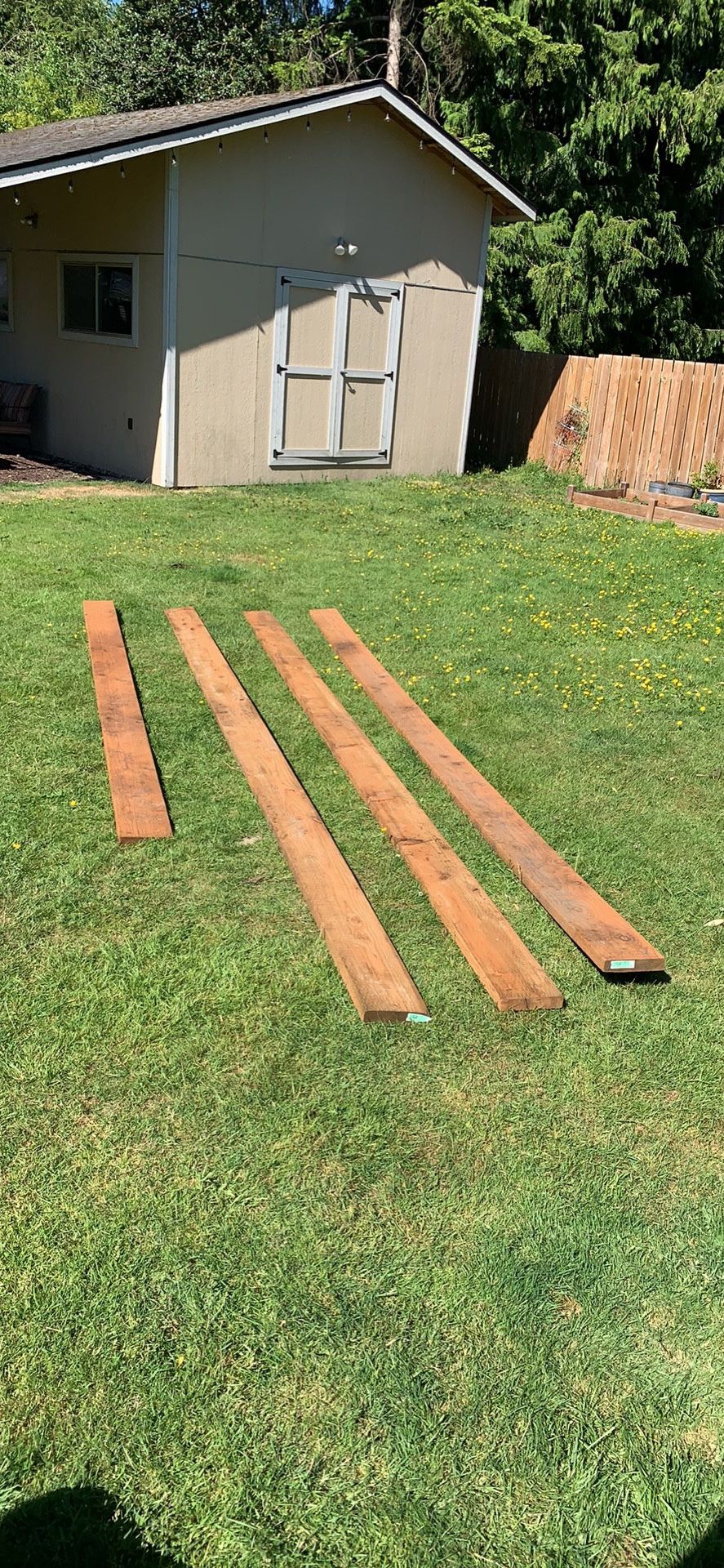 Pressure treated 2x8x16 Lumber