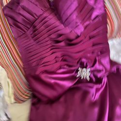 Purple Prom Dress Size L