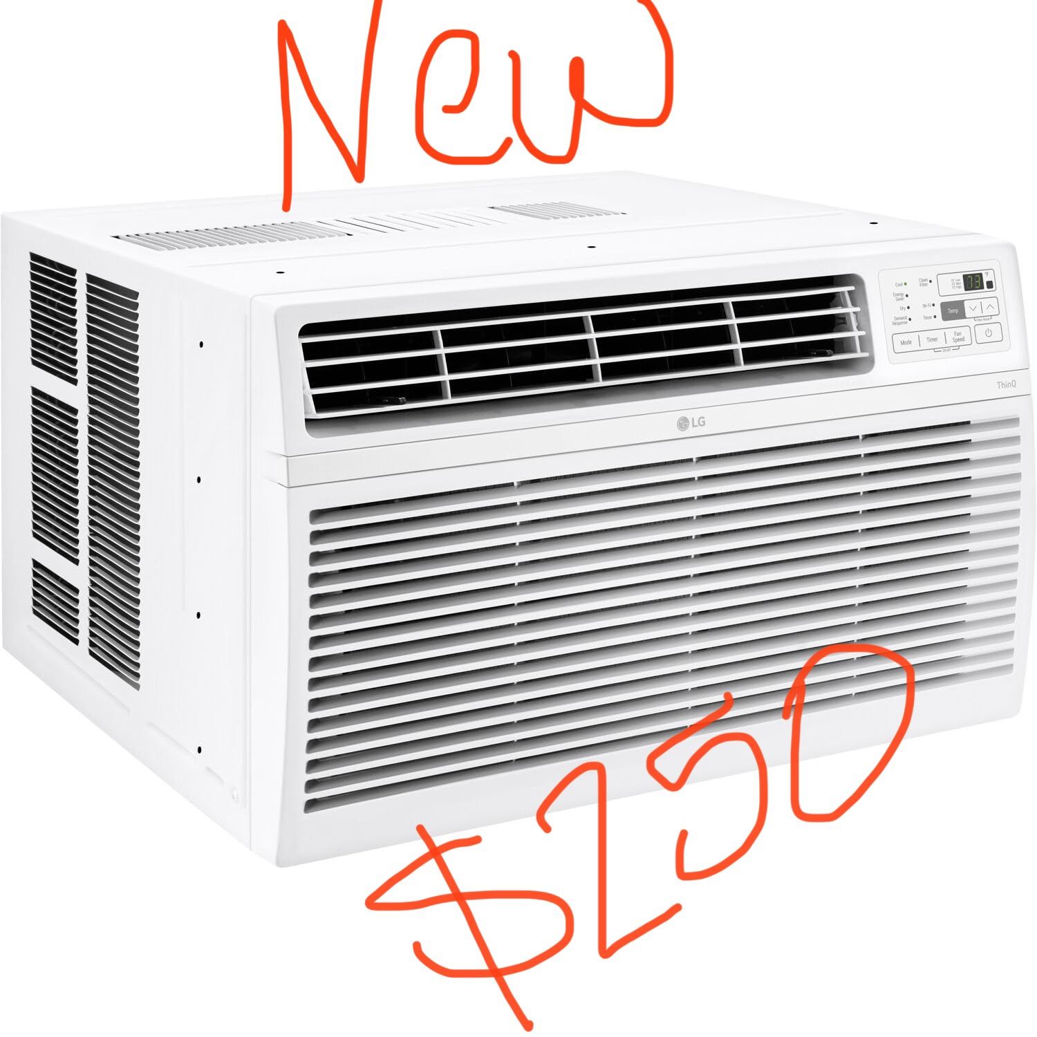 FACTORY SEALED***LG Window Air Conditioners Remote Control WiFi Enabled App (AC)