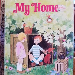 Little Golden Book #305-54 My Home 1976