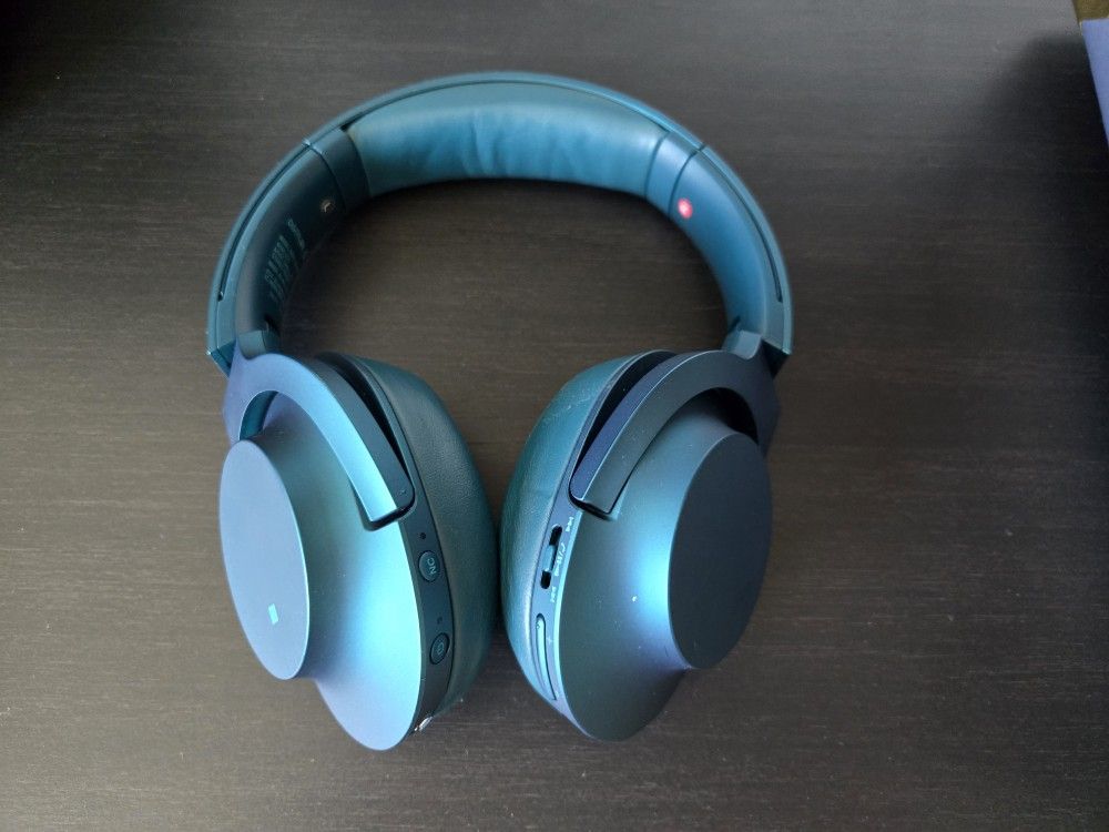 SONY H.ear On Wireless Noise Cancelling Headphones, Viridian Blue