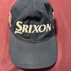 Srixon Z Star Golf Hat Adjustable Cap Black Embroidered
