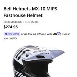 Bell Helmet MX-10 MIPS 
