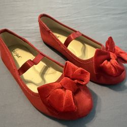 Cute Red Girls Dress Shoes Size 11 