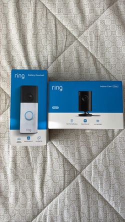 Ring Battery Doorbell with 2K Indoor Cam & RingAssist+